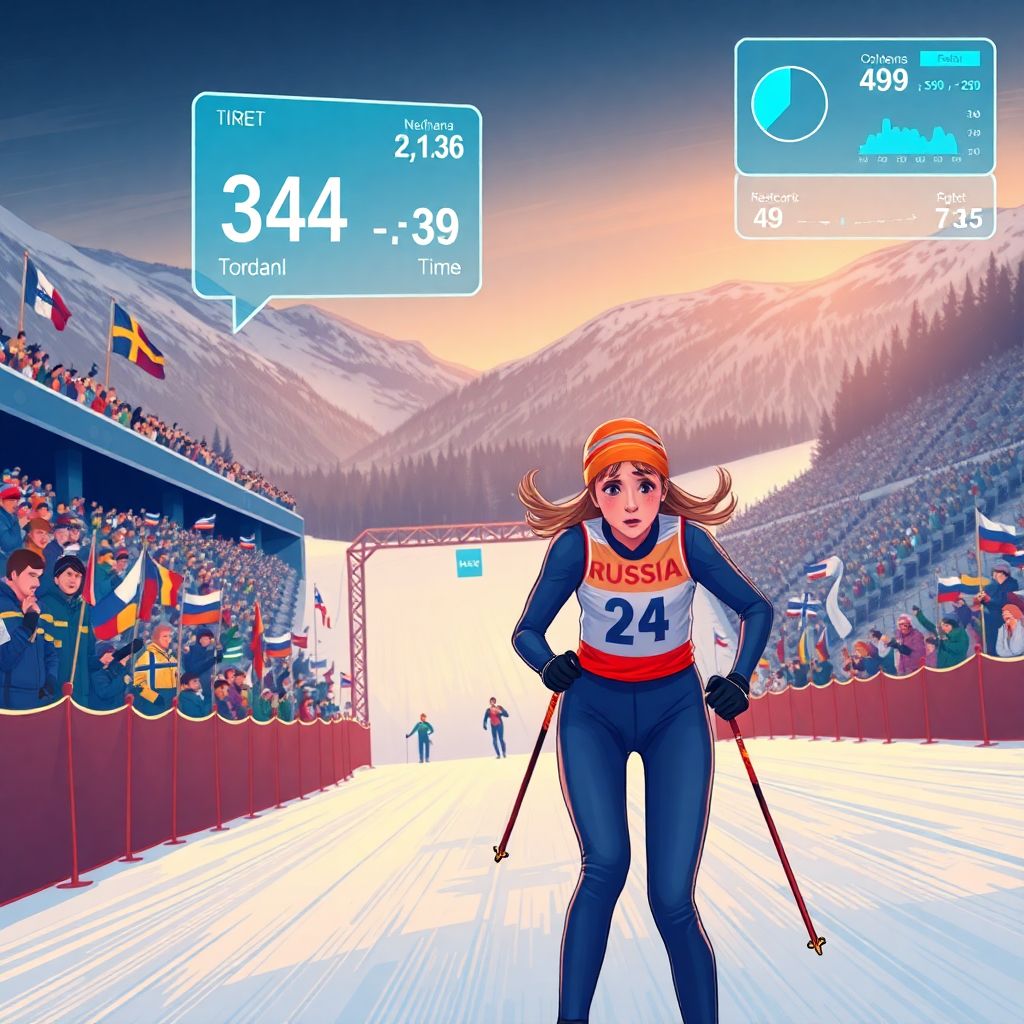 Русские лыжники на Тур де Ски: болезненный старт и прогноз нейросети