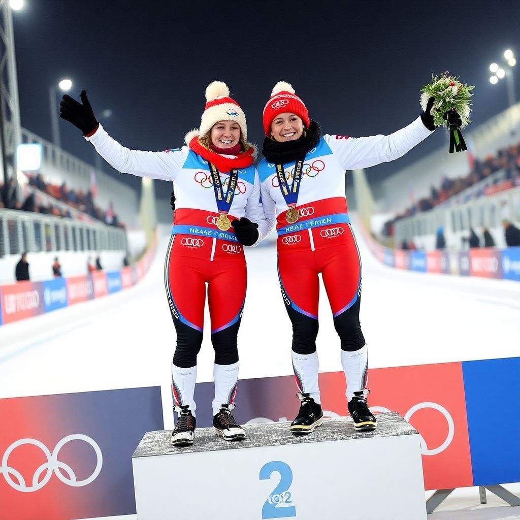 Российские скелетонисты Князева и Зыков взяли бронзу юниорского ЧМ в Альтенберге