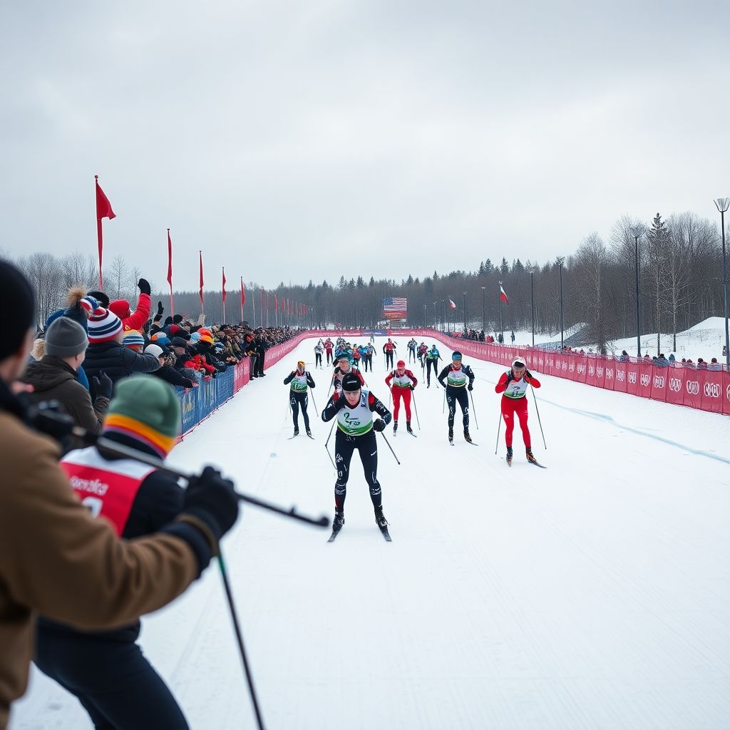 Биатлонисты на Югорском марафоне в Ханты-Мансийске: яркий финал сезона